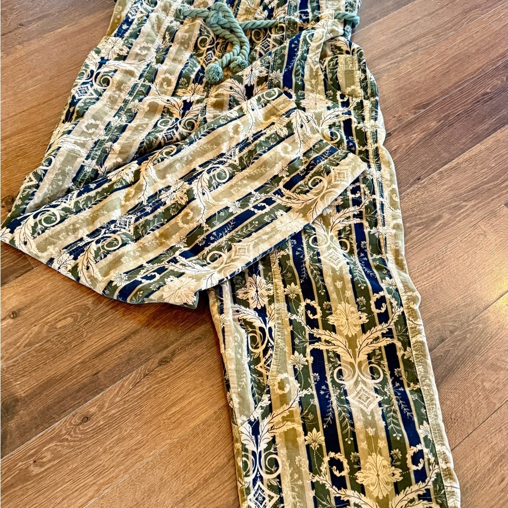 Free People Olive & Black Printed Jumpsuit - Picture 9 of 12